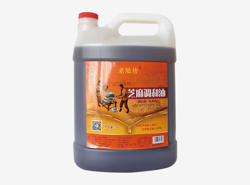 老陸坊-芝麻調(diào)和油-5Lx4瓶