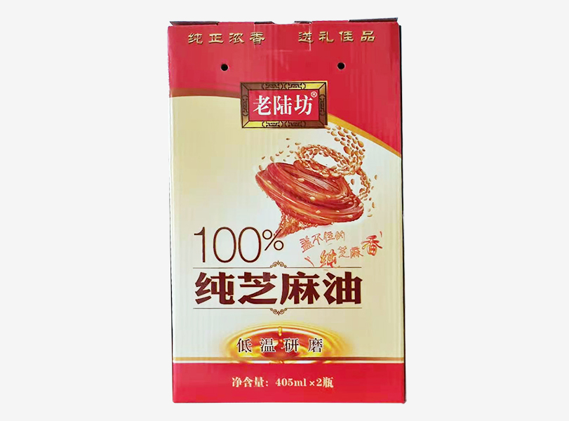 禮盒裝純芝麻油405ml
